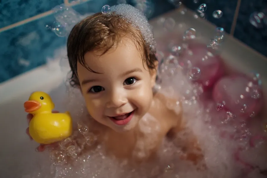 Gentle Silicone Baby Body Scrubber